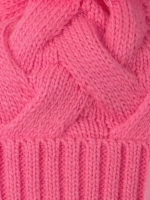 Шапка для девочки на завязках на осень