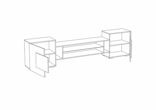 Тумба под ТВ "Инкастро" (2540х610х373мм)