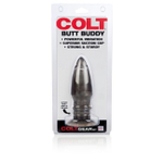 Вибрирующая анальная втулка на присоске Butt Buddy (Цвет: дымчатый)