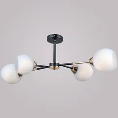 IL0715-4CSQ-24 BK GD LIBRA светильник потолочный