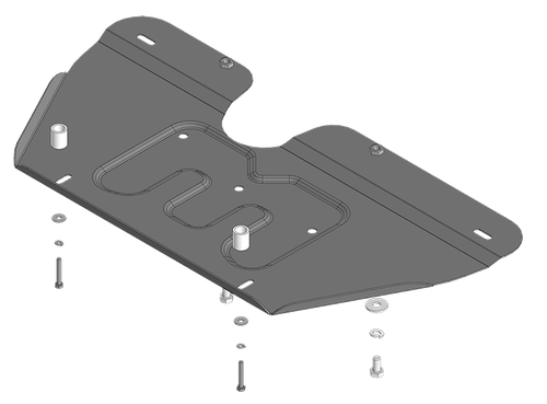 Защита стальная 2 мм ЭУР GAC GS8; M8 c 2023г MOTODOR.77803
