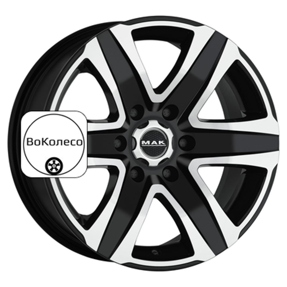 8x17/6x139,7 ET40 D93,1 Stone 4x4 T Black mirror MAK