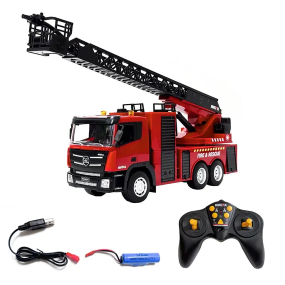 Радиоуправляемая пожарная машина HUI NA TOYS масштаб 1:18 2.4G - HN1361