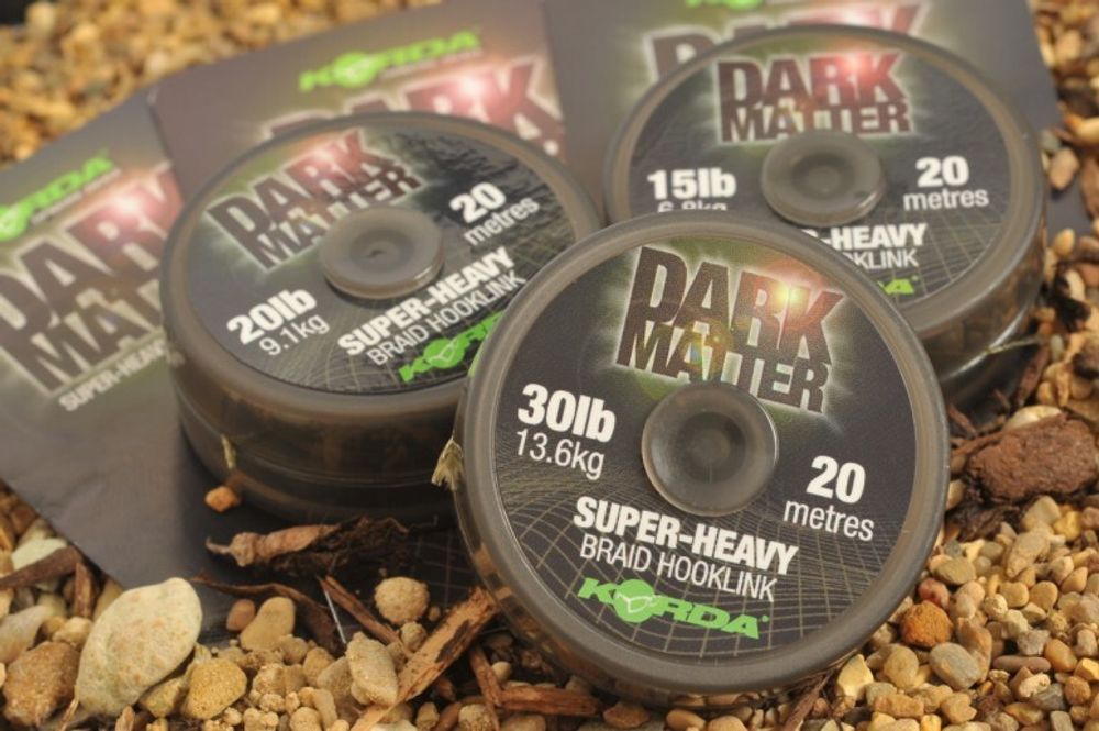 KORDA Поводковый материал Dark Matter Braid 20lb 20м