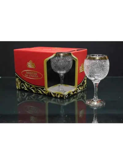 Фужеры для вина 6 штук Венецианская нить