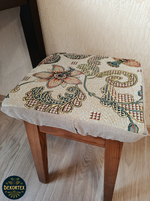 Набор чехлов на табурет из гобелена Гибискус (33х33 см) - 2шт