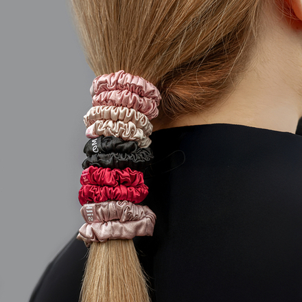 Набор резинок для волос 5 штук Fiore Luna 100% шелк SS1005.1 R