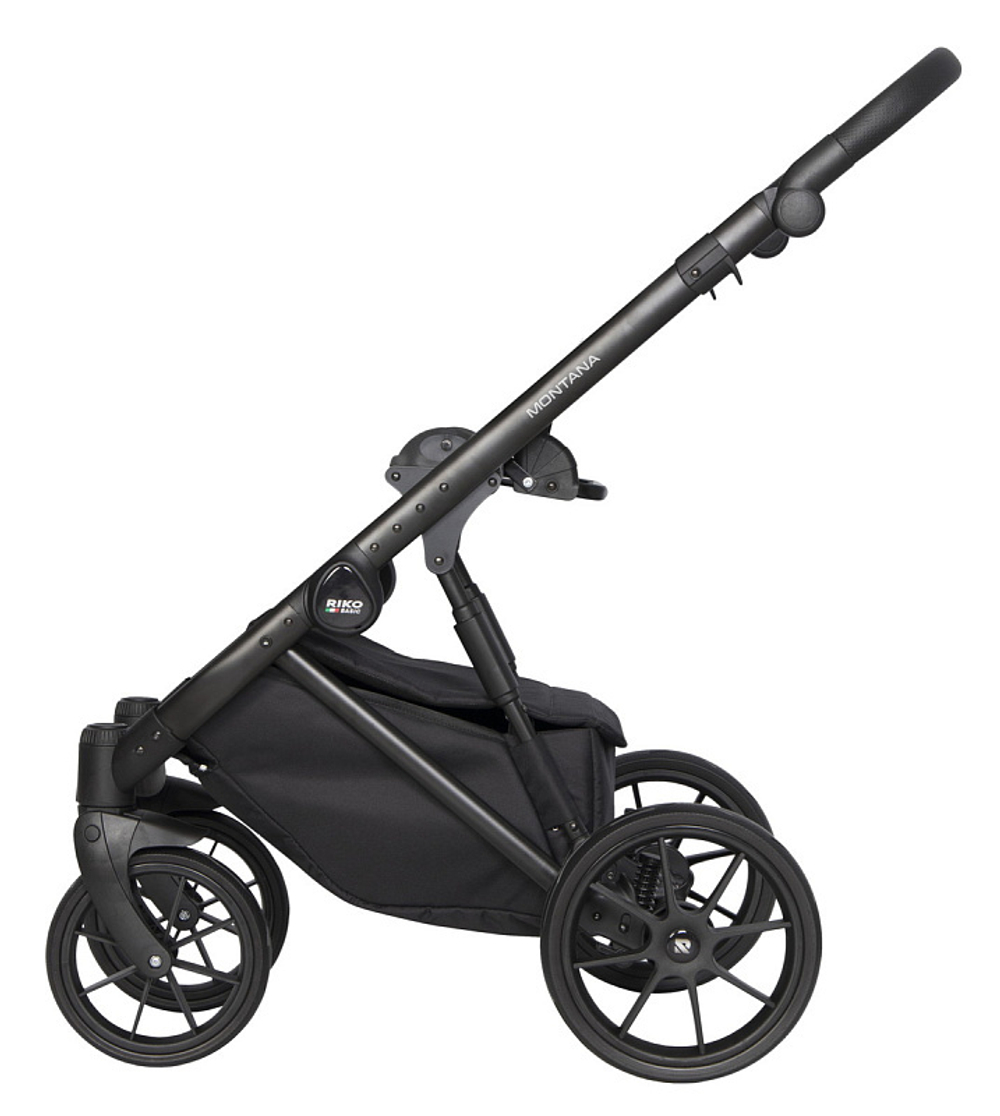 Детская коляска Riko Basic Montana Ecco 2 в 1 24 Graphite