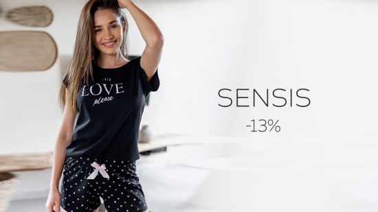 Скидка 13% на всю домашнюю одежду Sensis! 🐱