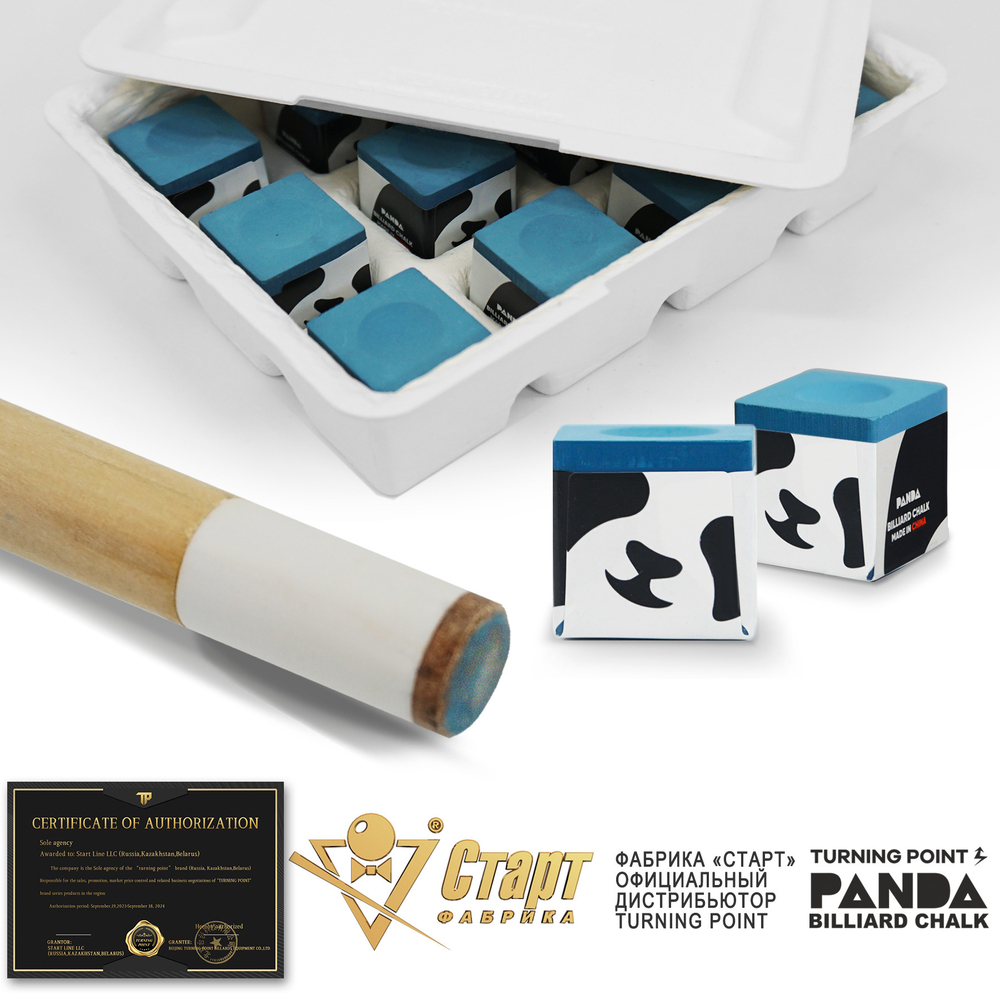 Мел PANDA Синий (12 шт)