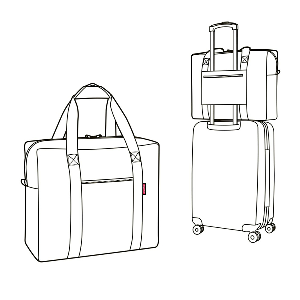 Сумка складная mini maxi touringbag glencheck red