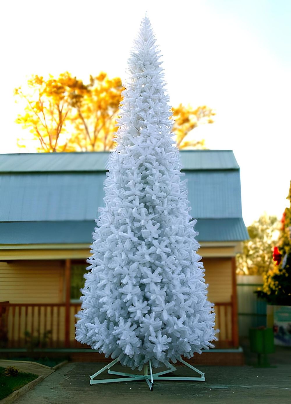 Большая белая елка «Рублевская Сосна» (белая леска) 7,5 м