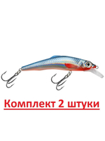 Воблер Минноу RONIN 89mm, цвет 048 (окунь), 1 штука