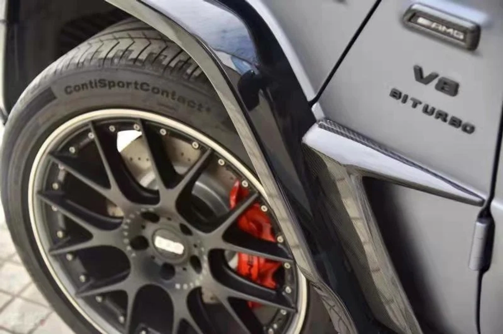 Карбоновые воздухозаборники передних крыльев для Mercedes-Benz G-Class W463A/W464 2018+ Мерседес Гелик гелентваген