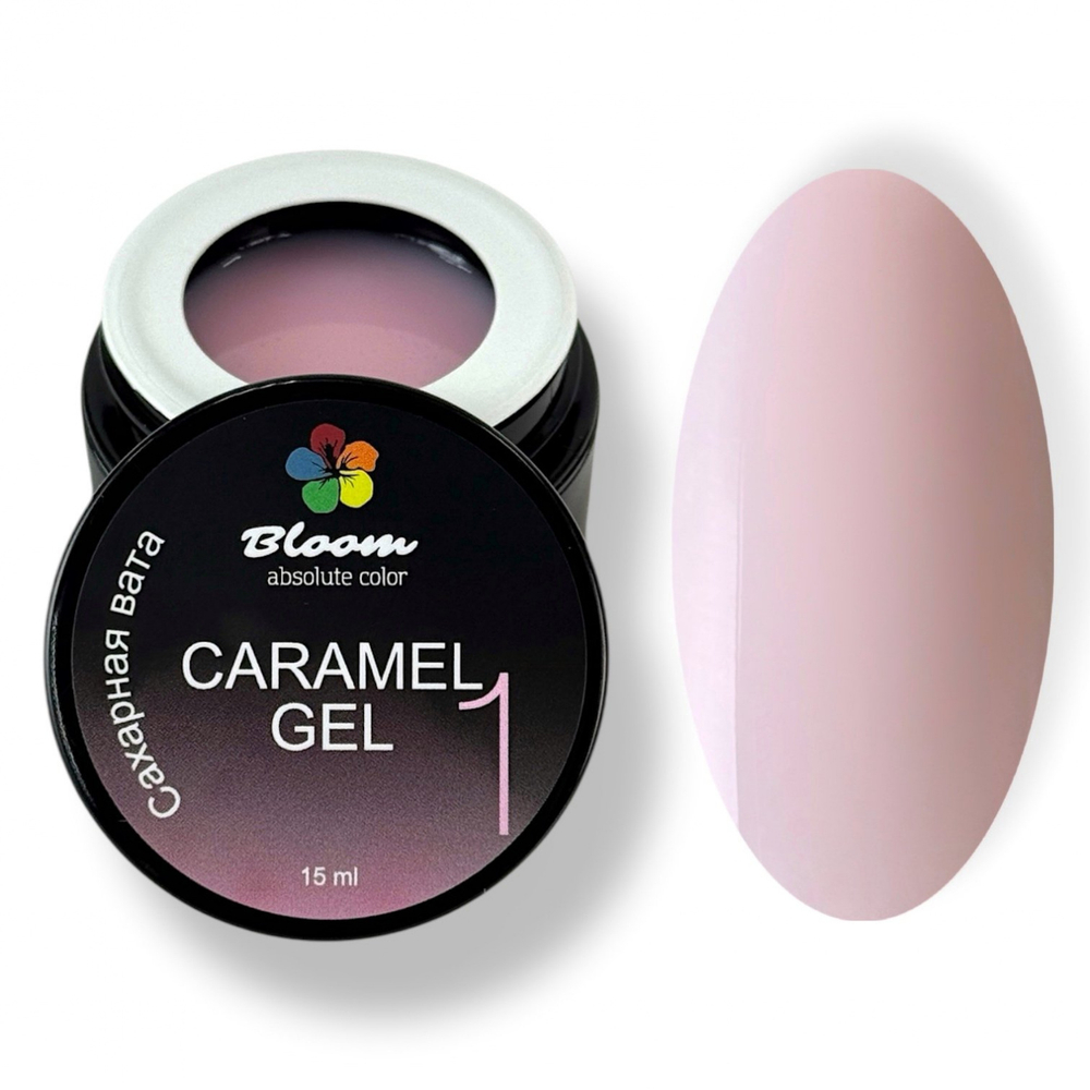 Bloom Caramel Gel 01 - Гель жидкий для наращивания, 15 мл