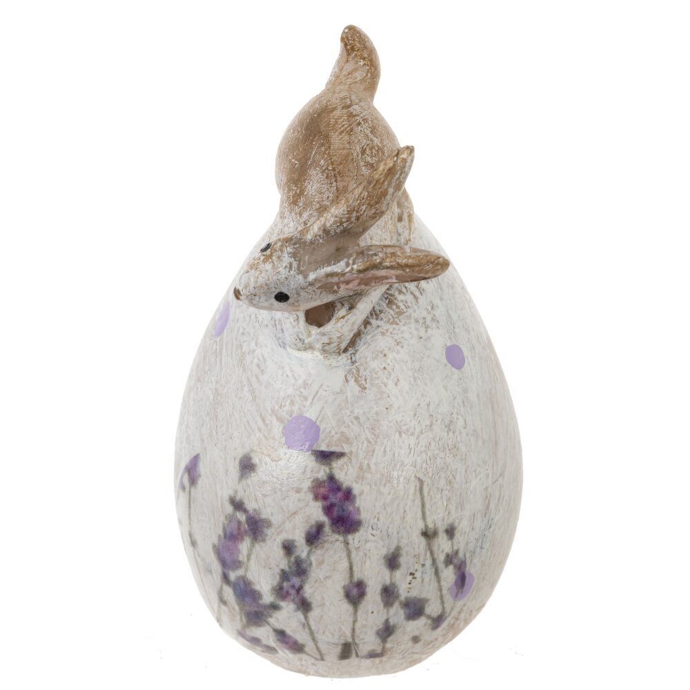 GAEM Фигурка декоративная "Заяц на яйце", L4 W4 H6 см, 2в.