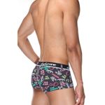 Мужские трусы хипсы темно-серые с принтом DARKZONE DZN3315