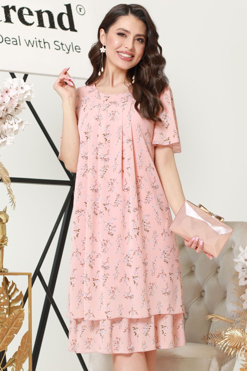 Платье Волшебный флёр, лайт DStrend (Акция)