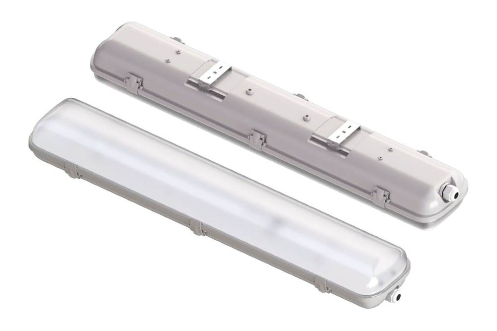 Светильник Geniled ЛСП Basic (аналог 2x18) 600 IP65 30Вт 5000К Матовый