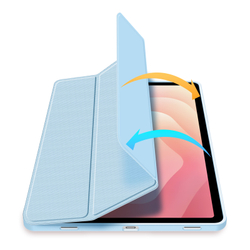 Чехол книжка синего цвета для планшета Samsung Galaxy Tab S11, серия Toby Series Case от Dux Ducis