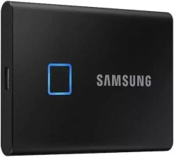 Внешний накопитель SSD USB3.0 1.8" 1000Gб SSD Samsung T7 Touch ( MU-PC1T0K/WW ) USB 3.2 Type C Черный