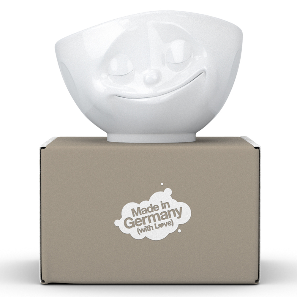 Чаша happy, 1 л, белая