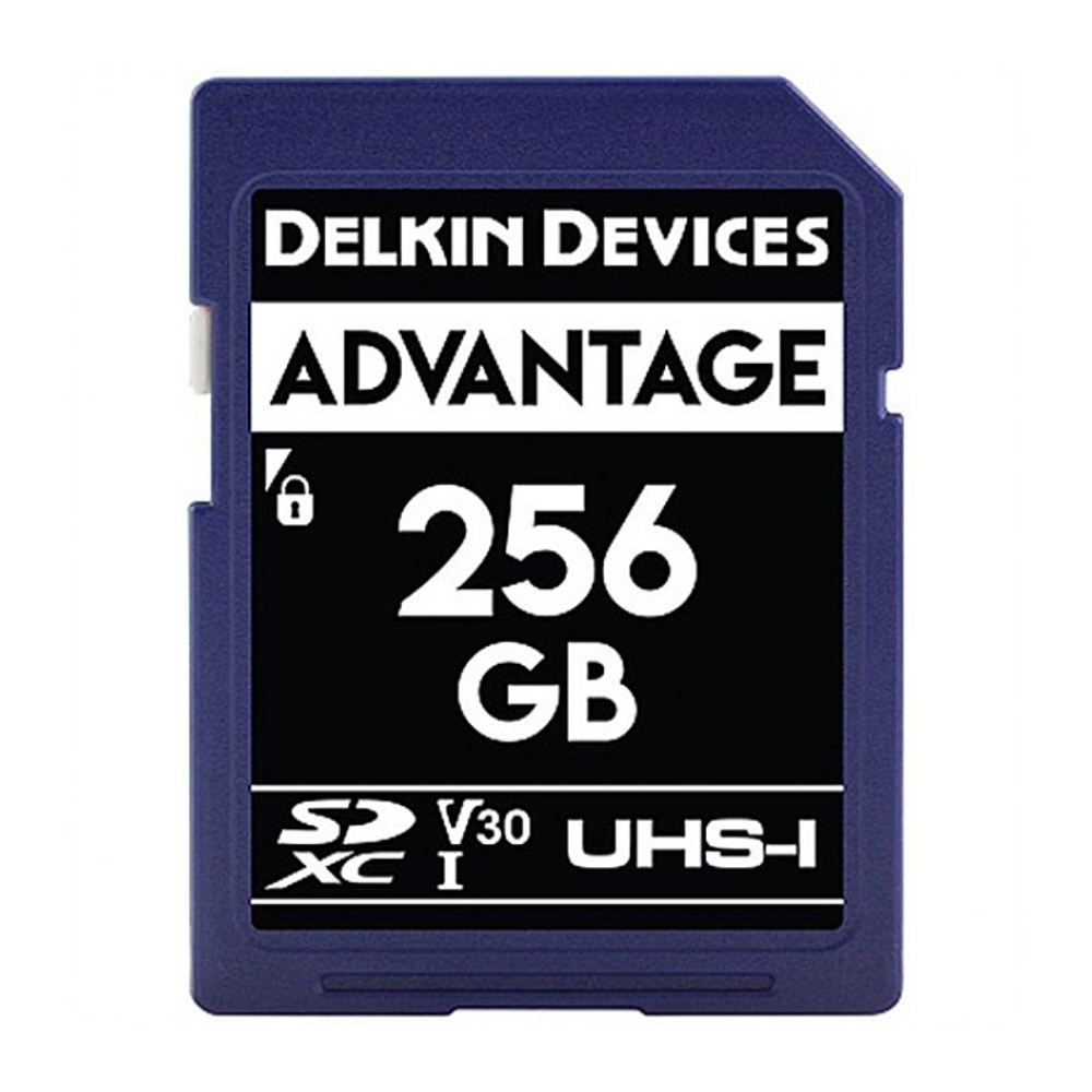 SD Delkin 256GB Advantage UHS-I SDXC