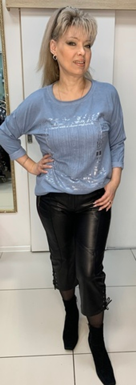 Итальянская толстовка с "экраном" квадратом