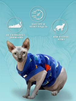 Одежда свитер для сфинксов кошек
