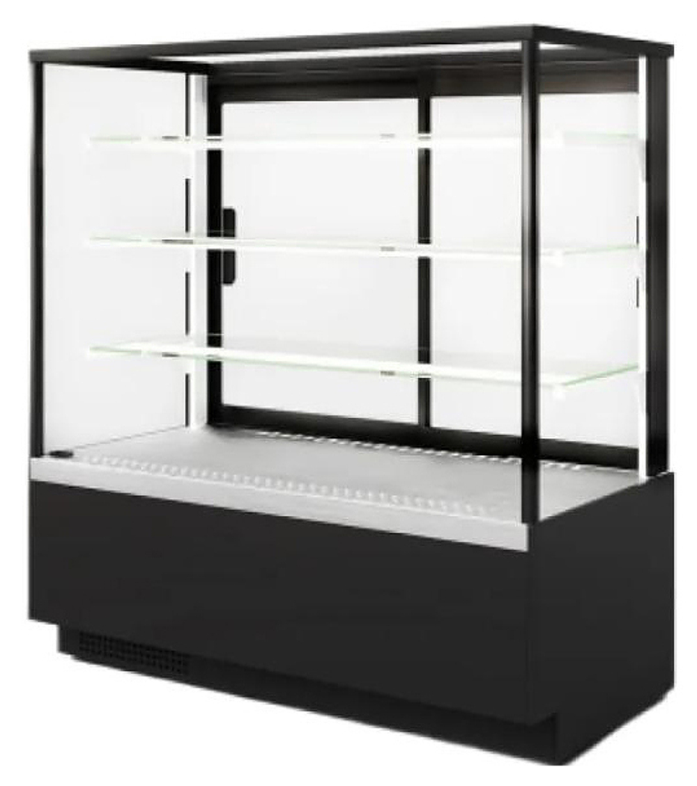 Витрина кондитерская CANARY 1300 прямое стекло со стеклопакетом