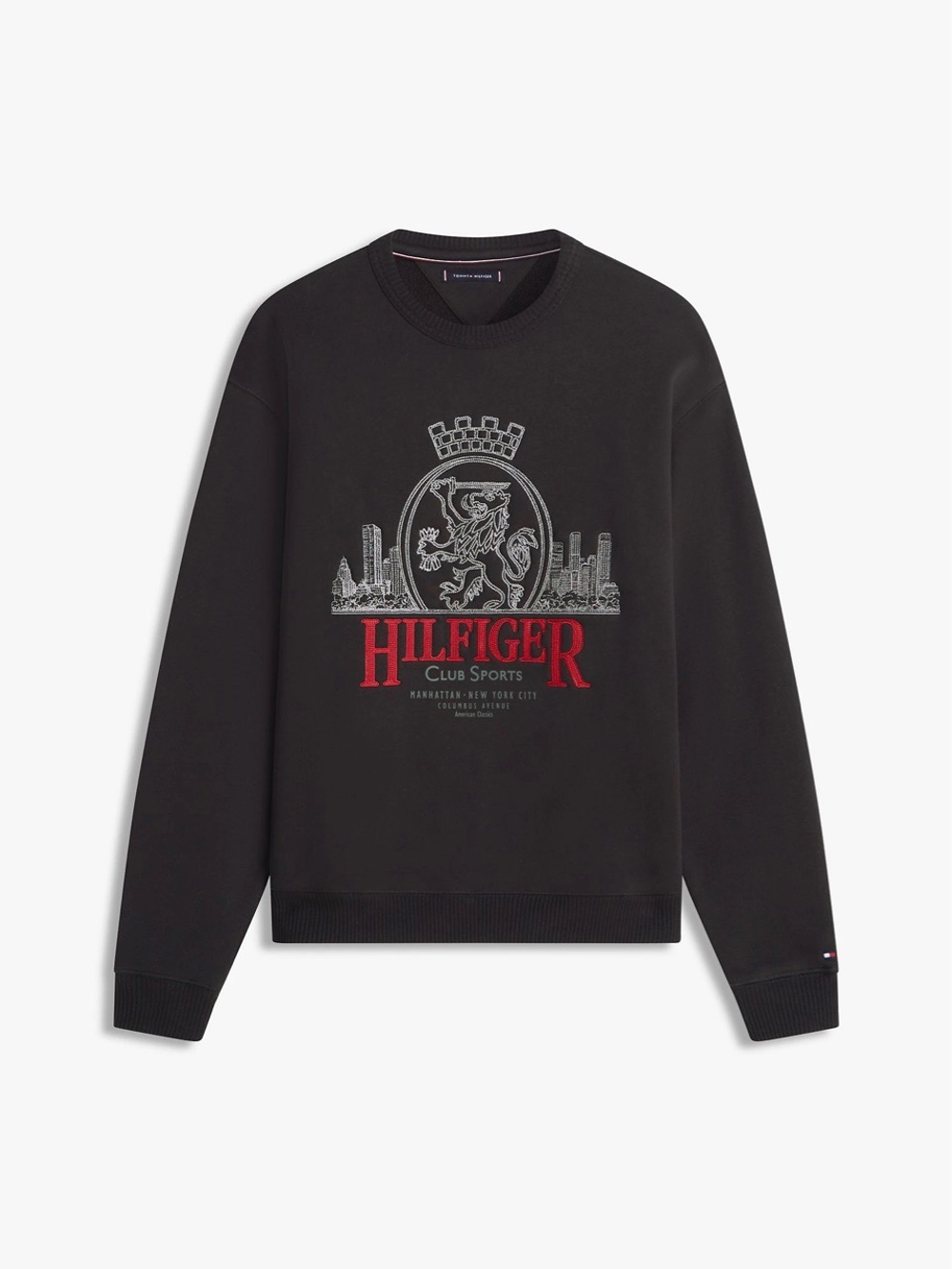 Свитшот Tommy Hilfiger Embroidered Crest Logo Black
