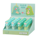 Клей-карандаш Basir белый, серия "Динозаврик", 9 грамм, 24 шт