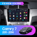 Teyes CC4 Pro 10,2" для Toyota Camry 7 2011-2014