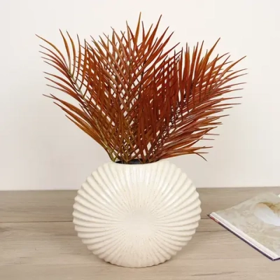 Ваза керамическая «Валенсия» 21*25*9см песочная