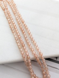 Фианиты (кубический цирконий) 4мм, шампань