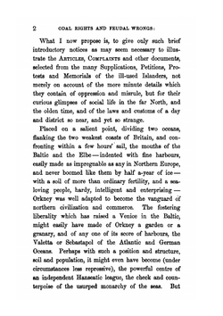 Odal Rights and Feudal Wrongs. A Memorial For Orkney | David Balfour