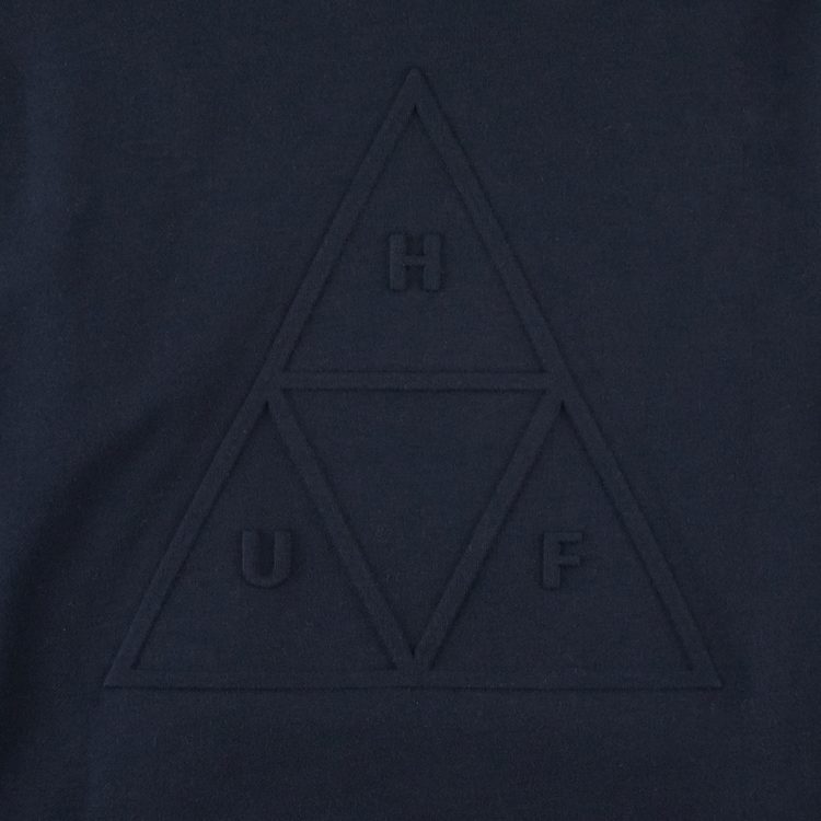 Толстовка мужская HUF Embossed артикул:FL00147-NVBLZ - купить в магазине Дайс
