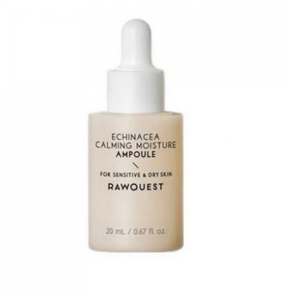 RAWQUEST Echinacea Calming Moisture Ampoule Увлажняющая ампульная сыворотка с экстрактом эхинацеи 20мл