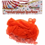Воздушные шары «Кристалл» 25шт 12»/30см оранжевый