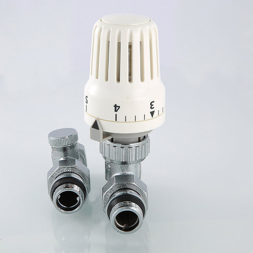 Комплект терморегулирующего оборудования для радиатора 1/2'' прямой VALTEC VT.046.N.04
