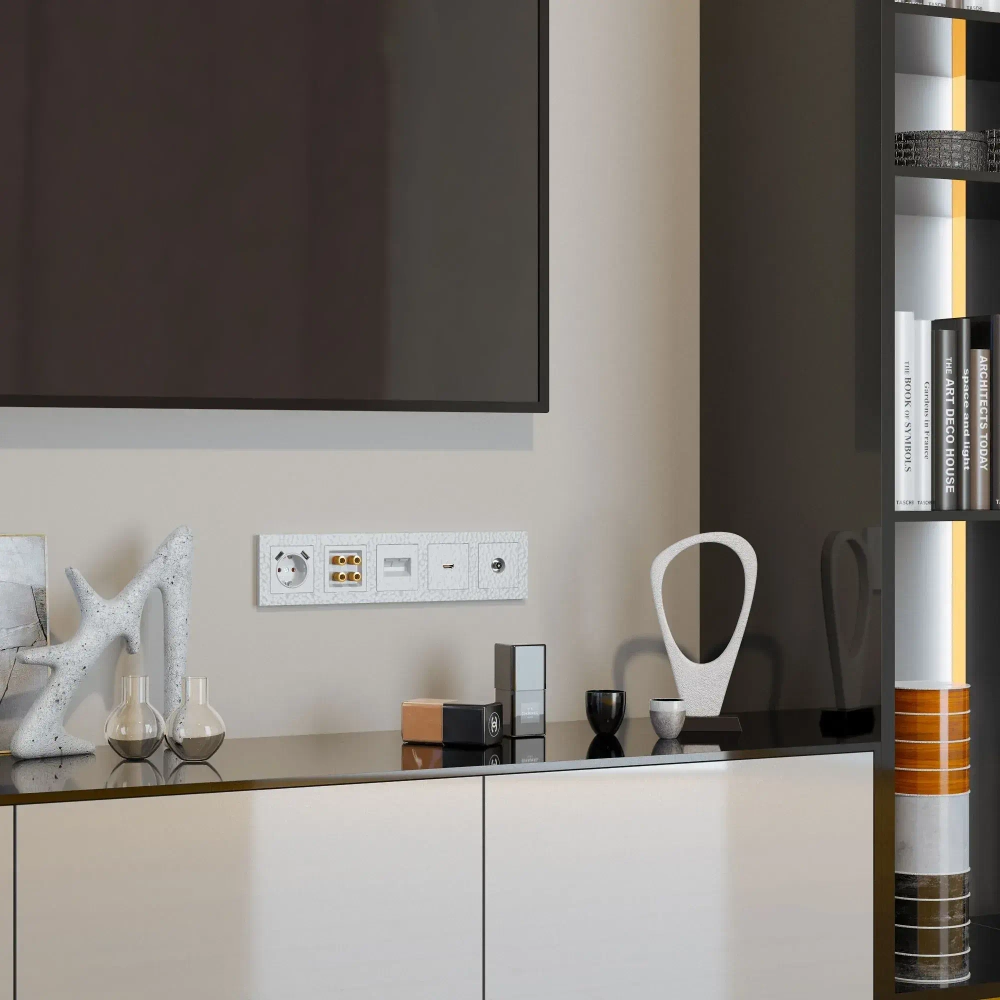 Акустическая розетка Hammer (белый) W1285001