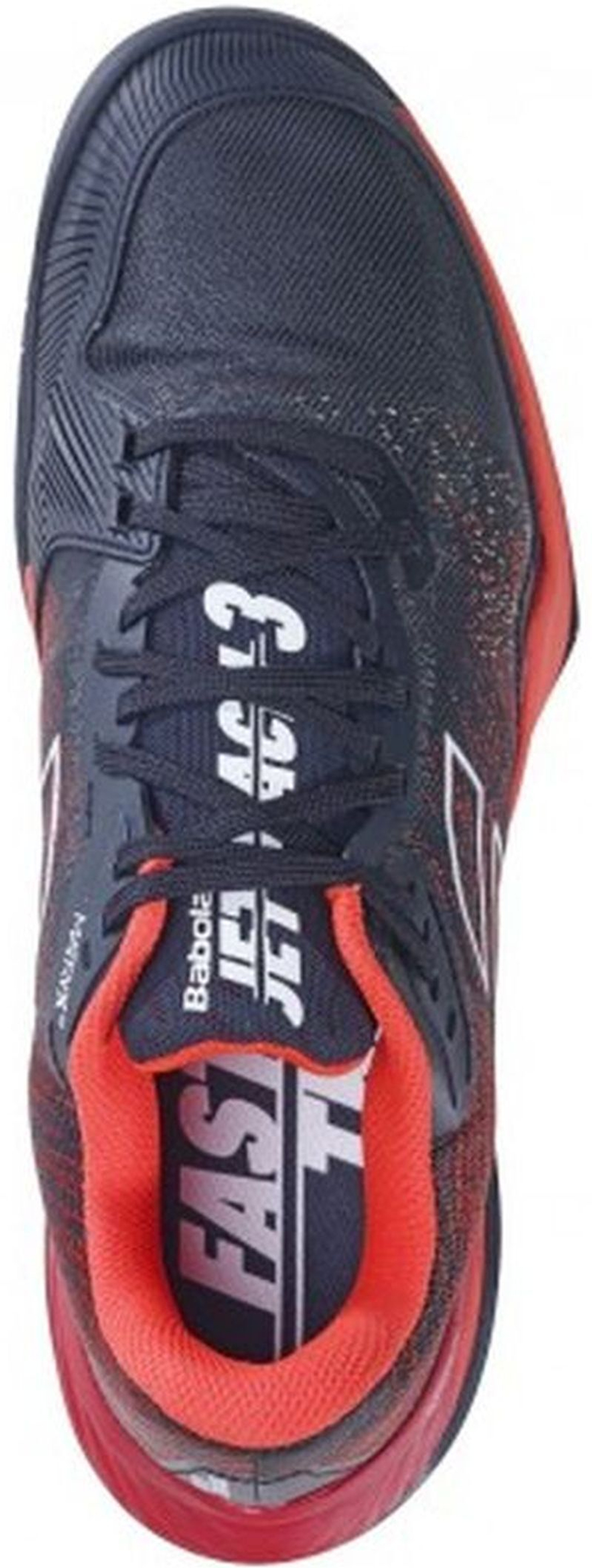 Теннисные кроссовки Babolat Jet Mach 3 All Court Men - black/poppy red