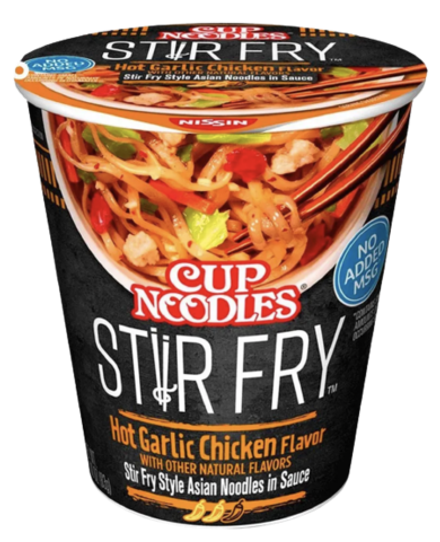 Лапша Cup Noodles Stir Fry со вкусом чеснока и курицы
