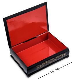 Народные промыслы ШК-11/ 6-L Шкатулка в технике декупаж (13х18х4)