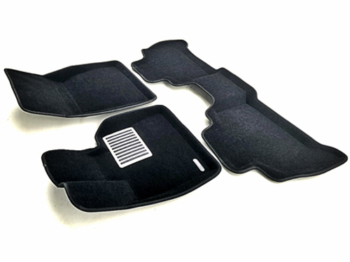 Коврики салона для BMW X5 (G05)/X6 (G06) (2018-) Euromat 3D Lux черные. Арт. EM3D-001214
