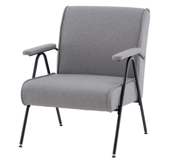 Кресло Эндино рогожка серый