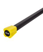 Бодибар BB-301 2 кг, неопреновый, черный/желтый