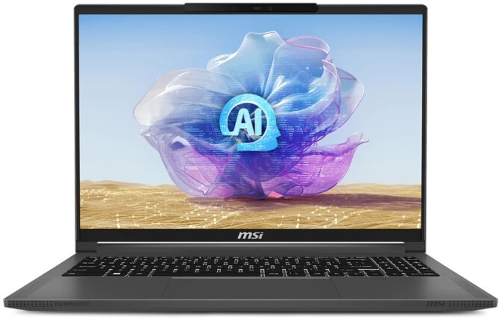 Ноутбук  MSI CreatorPro 16 AI Studio A1VMG-227RU 16 ", Core Ultra 9, 64 Гб RAM, 2 Тб SSD, GeForce RTX 5000 Ada, Серый