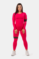 Лонгслив LONG SLEEVE SMART POCKET SPORTY TOP 418 Розовый