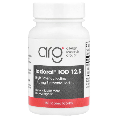 Optimox, Iodoral®, IOD 12.5, 12,5 мг, 180 делимых таблеток